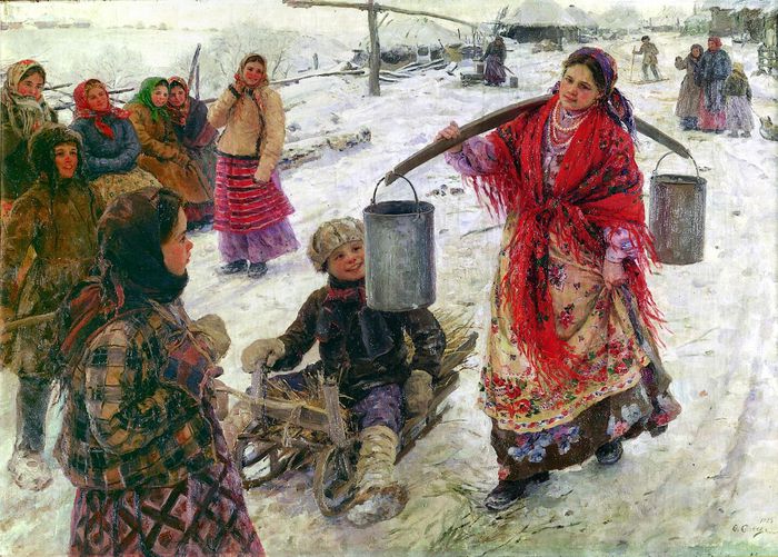 Сычков Ф.В. Молодая (Новобрачная в деревне). 1925.jpg